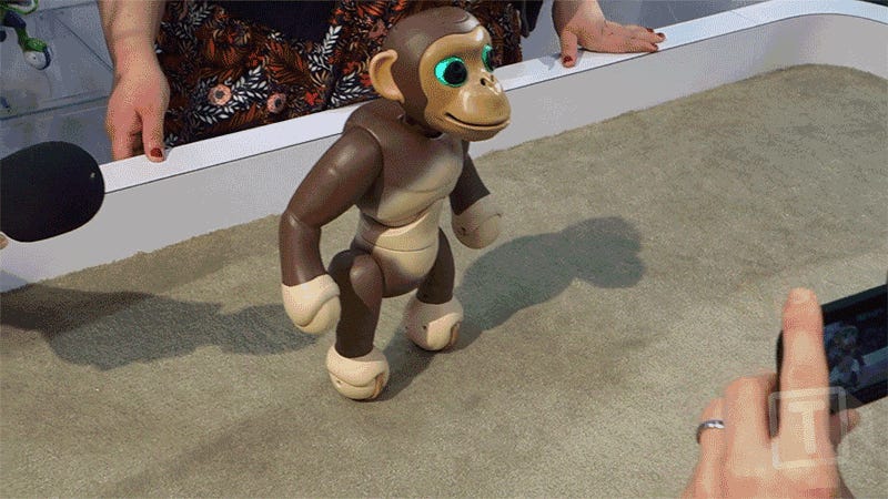zoomer chimp robot monkey