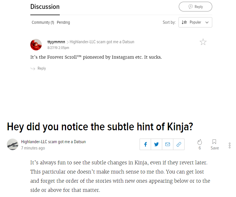 Kinja'd!!!