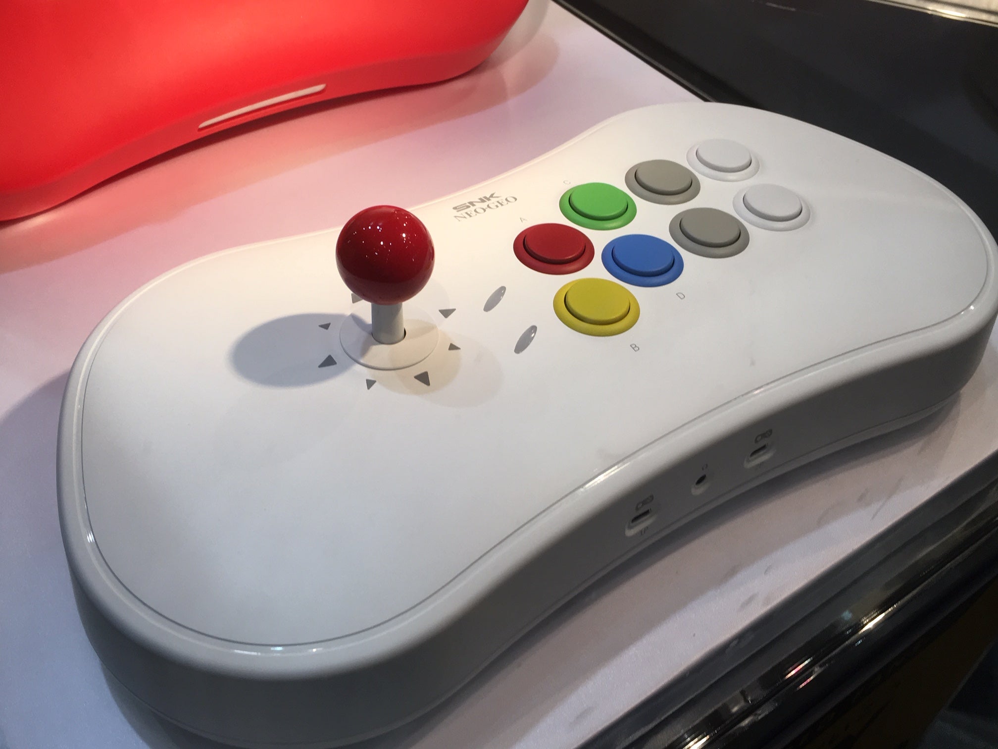 Neo Geo Arcade Stick Pro Christmas Edition The Neo Geo Arcade Stick Pro Is Massive In-Person | Kotaku UK