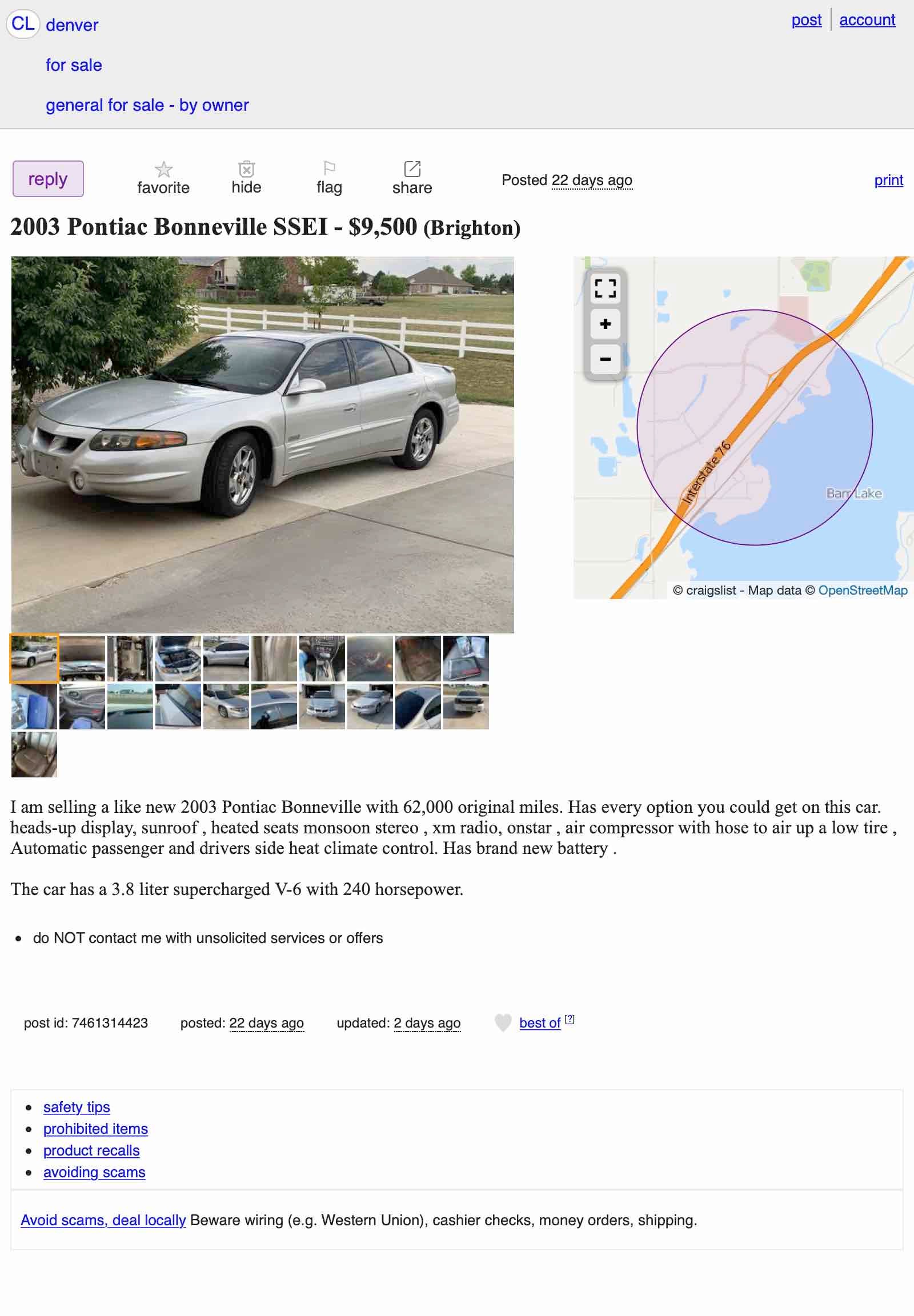 At $9,500, Is This 2003 Pontiac Bonneville SEEi A Good Deal?