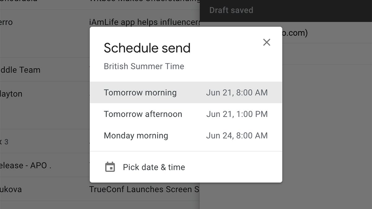 can you schedule email to send later in outlook
