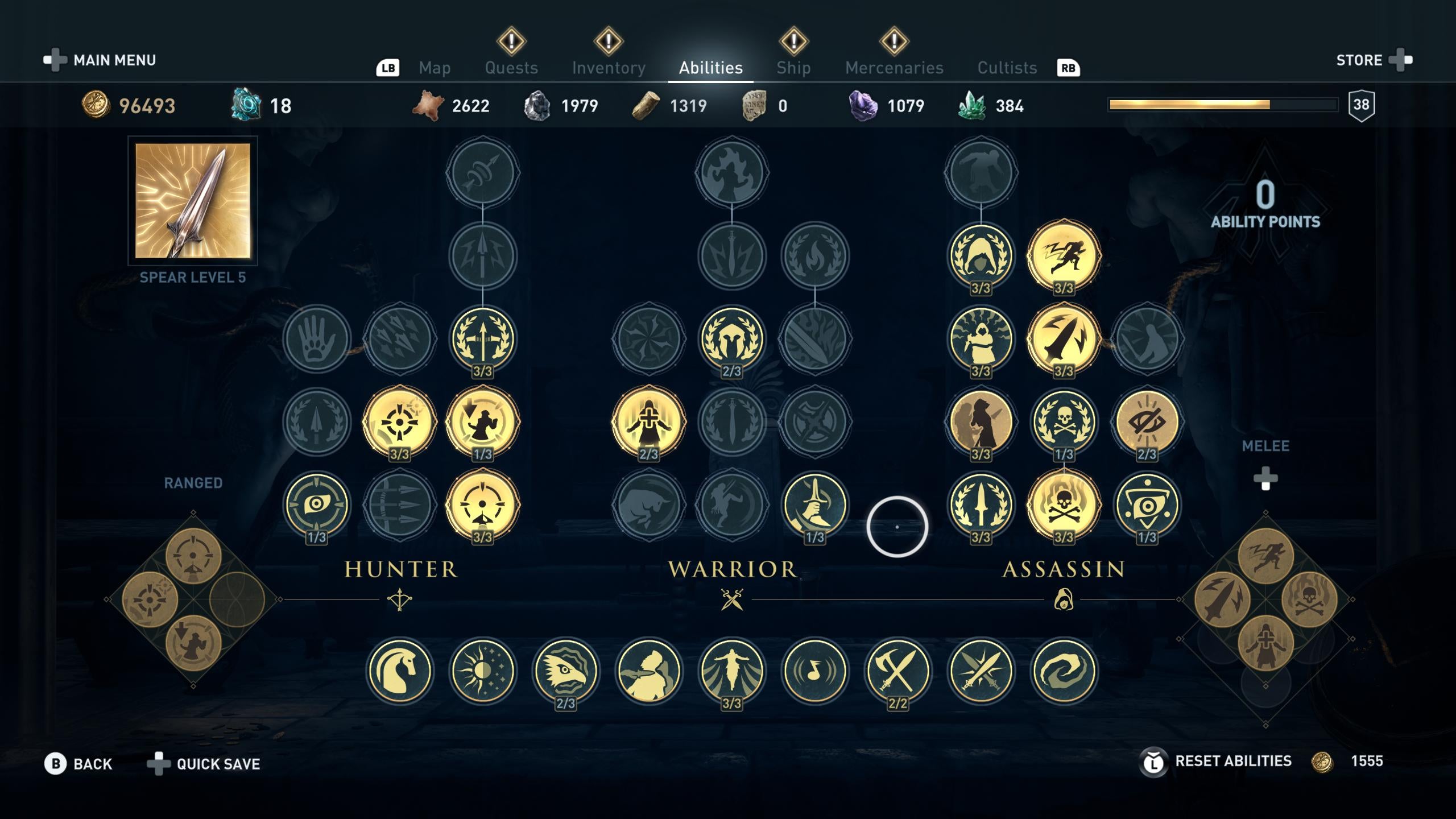 assassins creed origins ability points