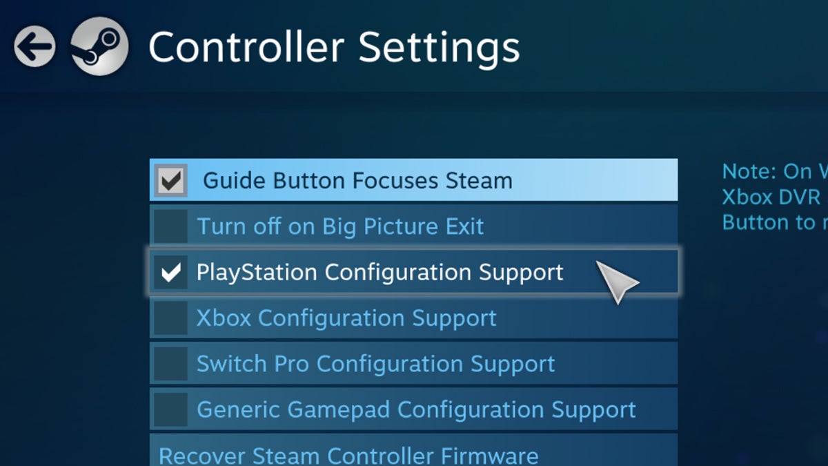 ps4 controller on steam without big picture ps4 controller on steam without big picture
