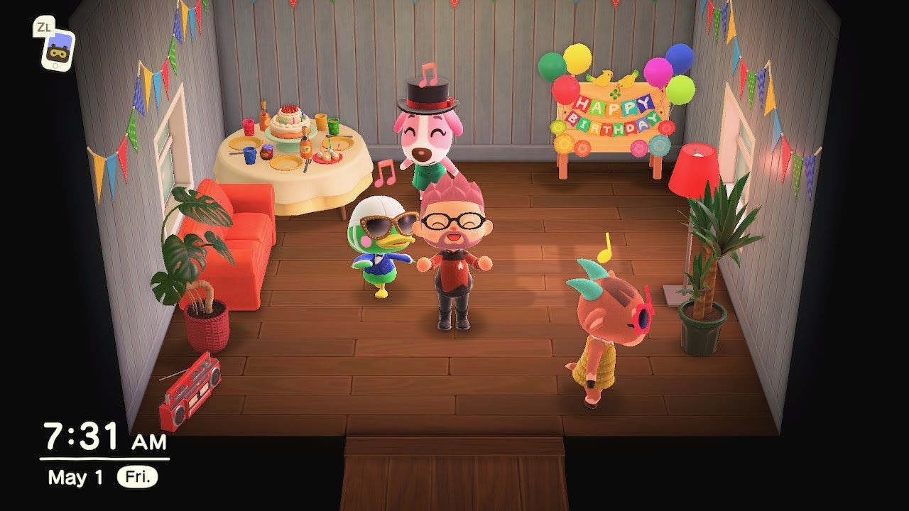 download animal crossing birthday party