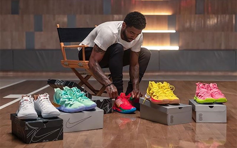 kyrie irving shoes spongebob price