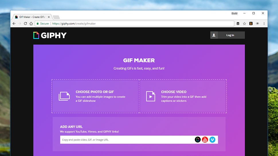 Creator maker. GIPHY gif maker. Video maker create.