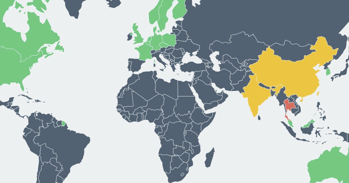 countries where bitcoin is illegal