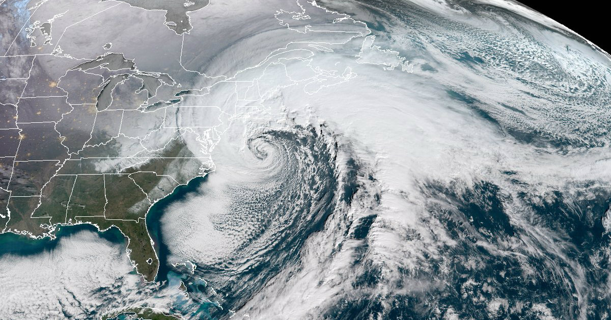 Bomb Cyclone Satellite Images Show The Yin And Yang Of Storm Formation ...