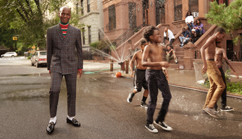 The man himself, Daniel Day, aka Dapper Dan, in Gucci&#039;s new campaign.