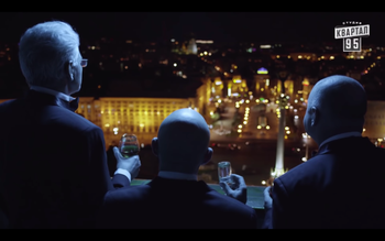 The premiere of &quot;Servant of the People&quot; begins with a trio of oligarchs who control the country&#039;s elections.