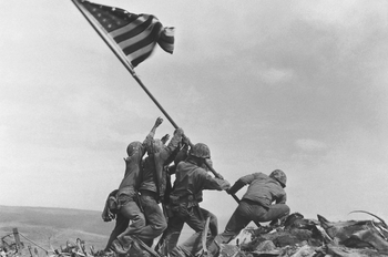 The flag-raising at Iwo Jima (AP/Joe Rosenthal)