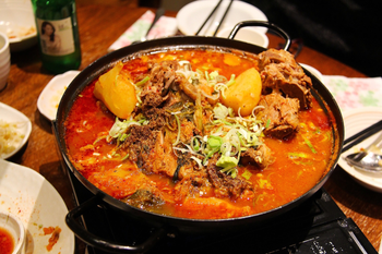korean beef stew food