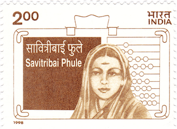 Government of India stamp dedicated to Savitribai Phule