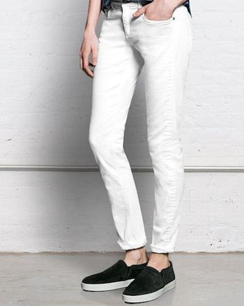The only white jeans you need — Quartz
