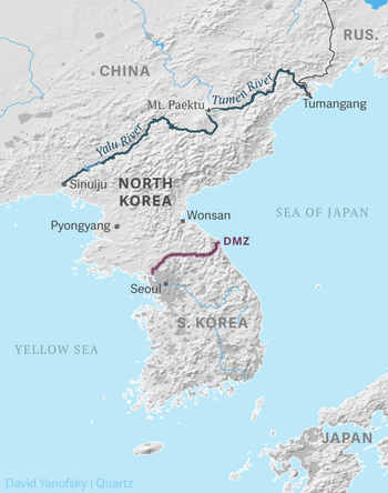 The border situation for North Koreans.