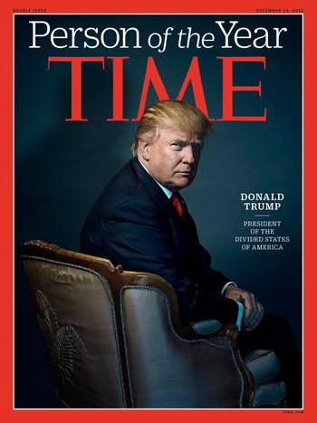 Trump Time&#039;s Person of the Year Cover