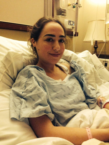 Lauren Brown, Quartz, in hospital