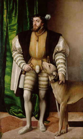Jakob Seisenegger’s Portrait of Emperor Charles V with Dog (1500-1558)