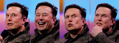 A combination picture shows Tesla CEO Elon Musk speaking during a conversation with legendary game designer Todd Howard (not pictured) at the E3 gaming convention in Los Angeles, California, U.S., June 13, 2019.