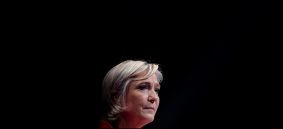 Marine Le Pen, French National Front (FN) political party leader and candidate for French 2017 presidential election, attends a political rally in Chateauroux, France, March 11, 2017.