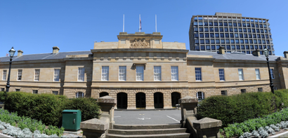 The Parliament House in Hobart, the capital of Australia’s smallest state Tasmania.