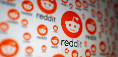 A montage of reddit logos