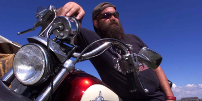 Harley Davidson Hells Angels biker