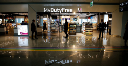A Duty Free shop inside the new satellite facility for Munich Airport's Terminal 2