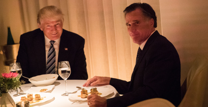 Romney Trump Dinner