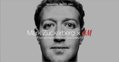 Mark Zuckerberg for H&M