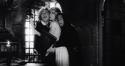 Comedy actor Gene Wilder in the Young Frankenstein movie