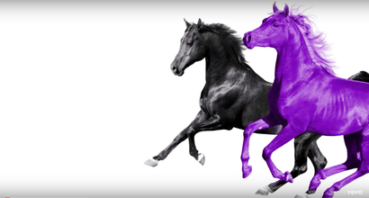 A screenshot from the music video for "Old Seoul Road" by Lil Nas X and RM of BTS