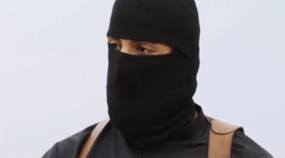 A still from a video showing 'Jihadi John' Mohammed Emwazi