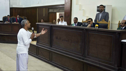 Al Jazeera journalists on trial.