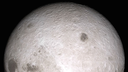 Image captured by the Lunar Reconnaissance Orbiter of the far side of the moon.