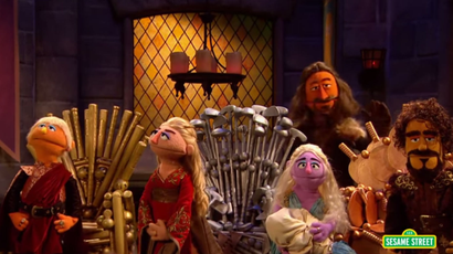 Sesame Street Game of Thrones parody