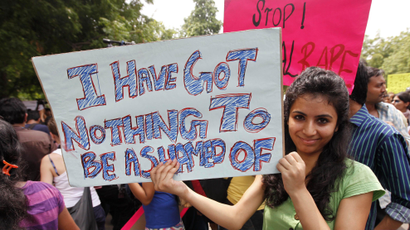 Rape protest in Delhi