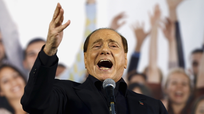 Silvo Berlusconi rally