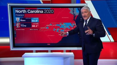 cnn john king at the magic wall during the 2020 us presidential election