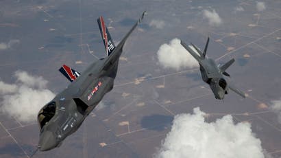 File photo of the F-35 Lightning II planes arriving at Edwards Air Force Base in California