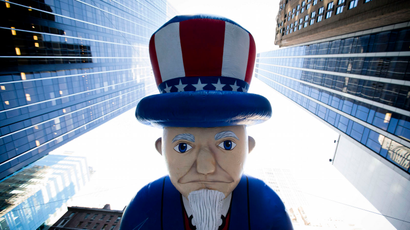 Blow up balloon of uncle sam