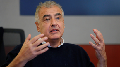 Marc Lasry, an American billionaire businessman and co-founder and chief executive officer of Avenue Capital Group speaks during a Reuters investment summit in New York City, U.S., November 4, 2019.