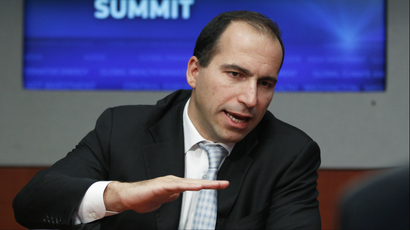 Expedia CEO Dara Khosrowshahi speaks during the 2010 Reuters Travel and Leisure Summit in New York February 22, 2010.