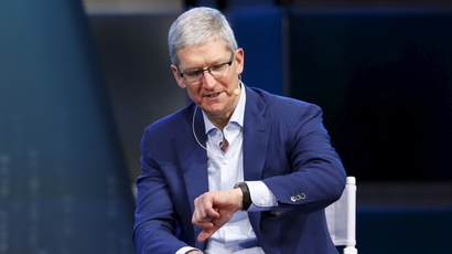 Tim Cook with Apple Watch