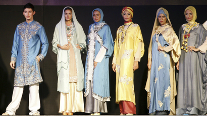 Muslims fashion show.