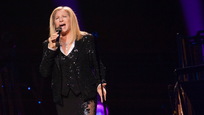 Barbra Streisand performs on stage at the Air Canada Centre on Tuesday, Oct. 23, 2012, in Toronto.
