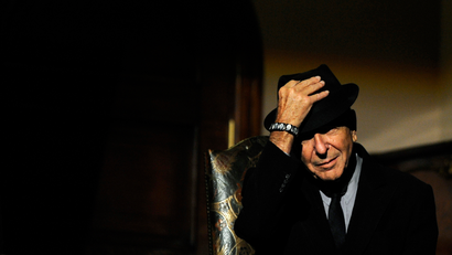 Canadian singer-songwriter Leonard Cohen