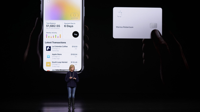 Jennifer Bailey, vice president of Apple Pay, speaks about the Apple Card.