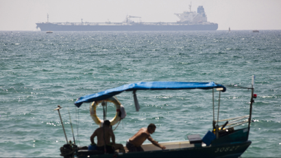The SCF Altai docks at Ashkelon port in Israel with 1 million barrels of Kurdish crude oil.