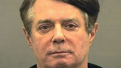Former Trump campaign manager Paul Manafort is shown in this booking photo in Alexanderia, Virginia, U.S., July 12, 2018.